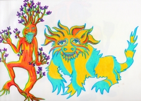 Tree beast and Wooly beast